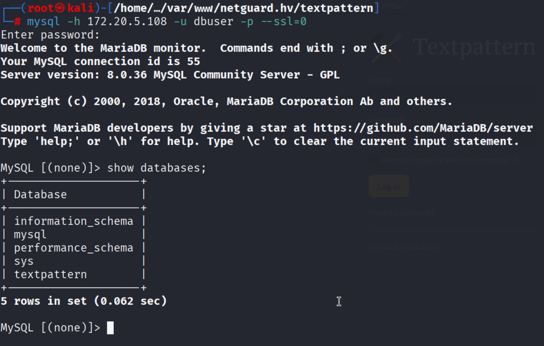 MySQL Connection