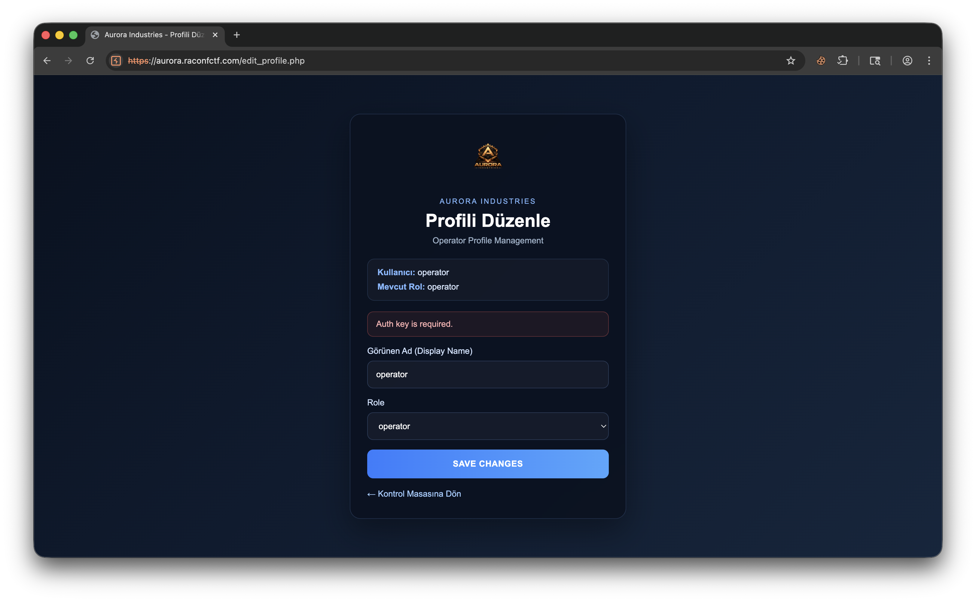 Edit-profile screen