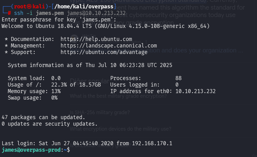 SSH Login